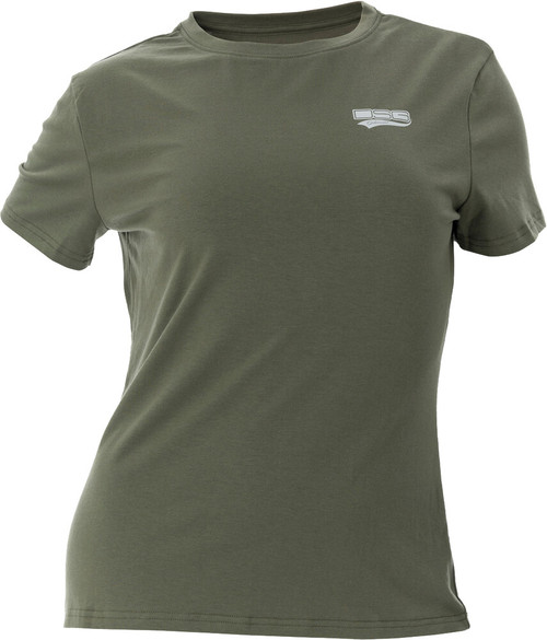 DSG CASUAL LOGO TEE MOSS OLIVE LG