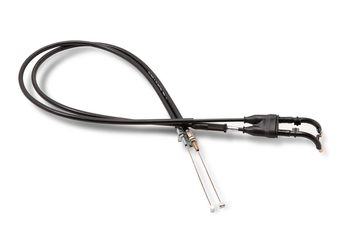 BLACK VINYL THROTTLE CABLE PUSH-PULL  SET HON