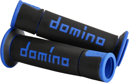 A450 ROAD RACING GRIPS BLACK/BLUE PAIR