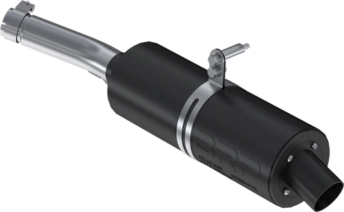 SINGLE SLIP-ON SYSTEM W/ 4.25" SPORT MUFFLER BLK