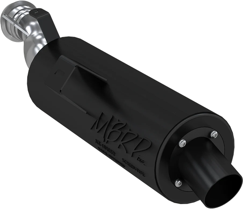 SINGLE SLIP-ON SYSTEM W/ 4.25" SPORT MUFFLER BLK