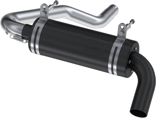 SINGLE SLIP-ON SYSTEM W/ 4.25" PERFORMANCE MUFFLER BLK