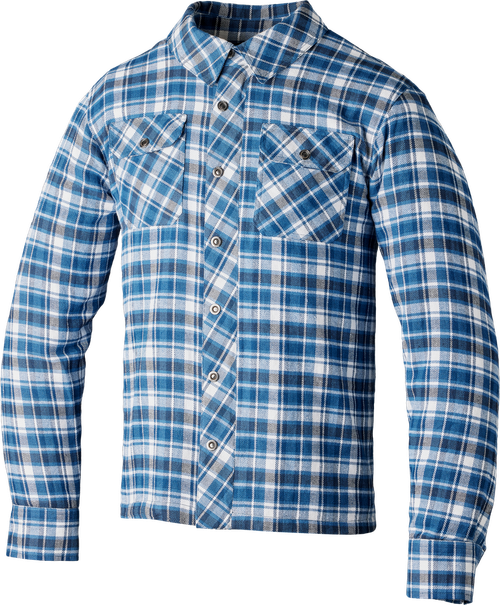 LUMBERJACK CE SHIRT BLUE/GREY CHECK 2XL