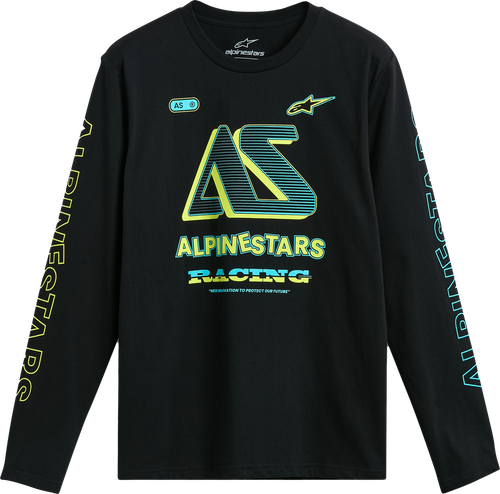 AYESS LS CSF TEE BLACK LG