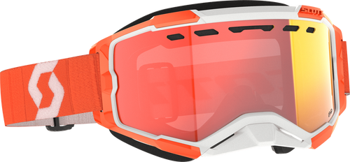 FURY SNOWCROSS GOGGLE ORANGE ENHANCER RED CHRM