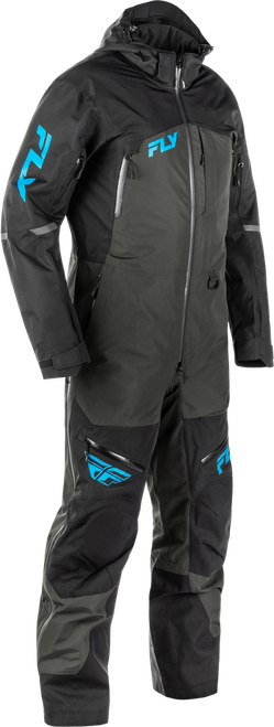 INCLINE MONOSUIT BLACK/GREY/BLUE 2X
