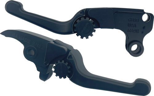 ANTHEM SHORTY LEVER SET BLACK CVO FLHX/FLTR23-24 FLHX/FLTR24