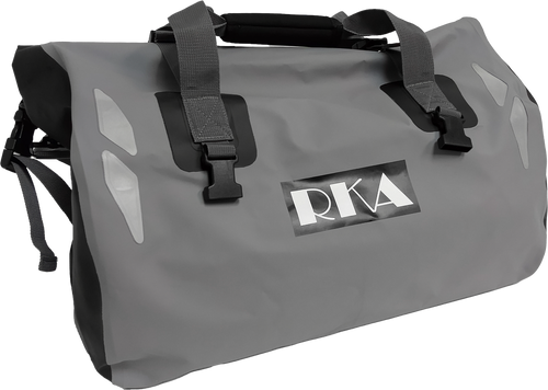 RUGGED MOTORCYCLE DUFFEL BAG WATERPROOF 30L BLACK/GREY