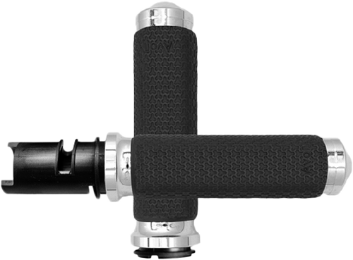 MEMORY FOAM SMALL CHROME TWIST GRIP