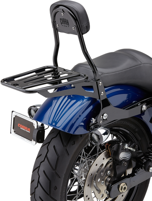 DETACHABLE BACKREST ROUND BLACK DYNA 06-17