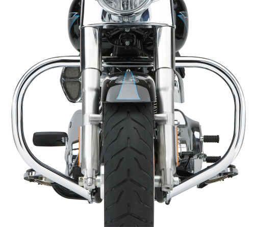 FATTY FREEWAY BARS 1.5" CHROME FLSTC  00-17