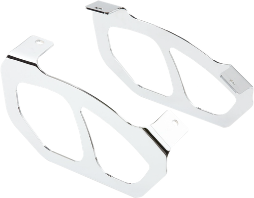 SADDLEBAG LID GUARDS CHROME KAW NOMAD/VOYAGER 1700