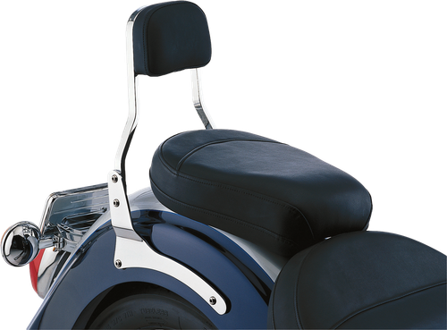 SHORT SISSY BAR W/PAD CHROME YAM V STAR1300 07-15
