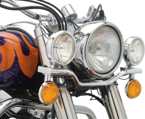 LIGHT BAR CHROME YAM V STAR 1100 CLASSIC 99-09