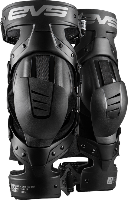 AXIS SPORT KNEE BRACE PAIR BLACK/BLACK/GREY SM