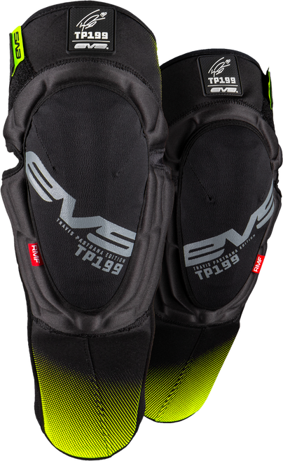 TP199 KNEE/SHIN GUARD BLACK/HI-VIS LG/XL