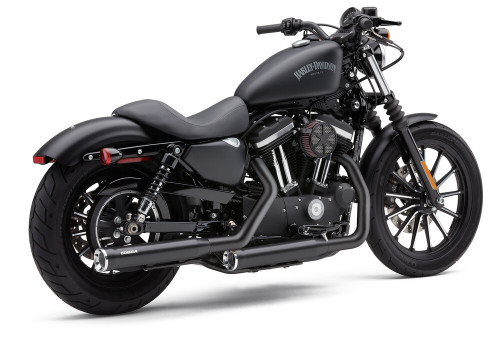 3" RPT SLIP-ONS BLACK SPORTSTER 04-13
