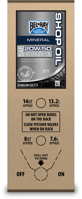 Shop Mineral Engine Oil 20w50 6gal Bib