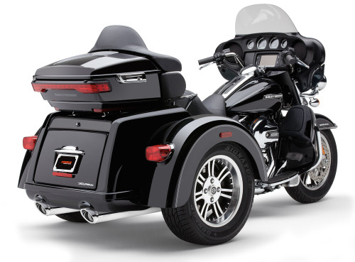 SLIP-ONS W/BILLET TIPS CHROME TRI-GLIDE 09-25