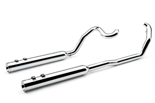 TRUE DUAL HEADPIPES CHROME FLH/FLT 95-06