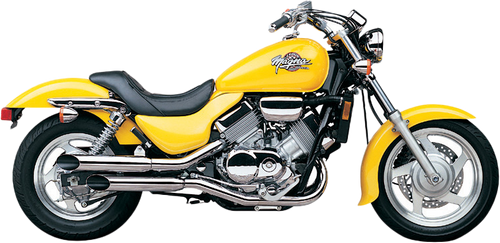 BLVD SLASHCUT SLIP ON CHROME HON VT750 MAGNA 94-03