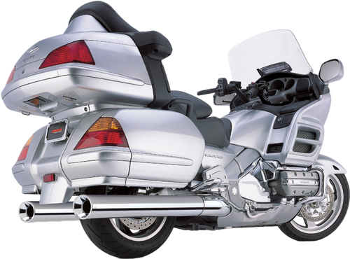 SLIP ON BILLET TIPS CHROME HON GL1800 01-10