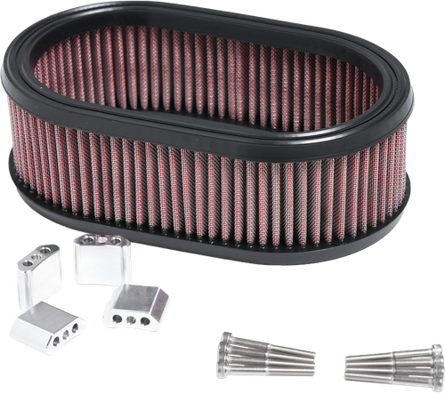 NL HI FLOW AIR FILTER AC KIT RAW