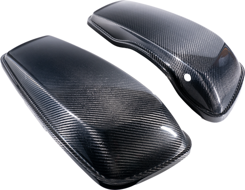 CARBON FIBER SADDLEBAG LIDS FLH/FLT `14-23