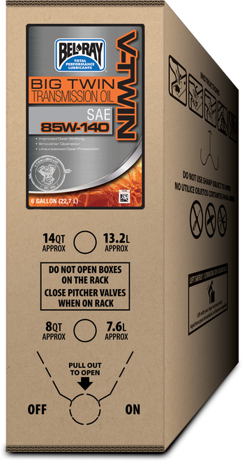 Big Twin Transmission Oil 85w140 6gal Bib