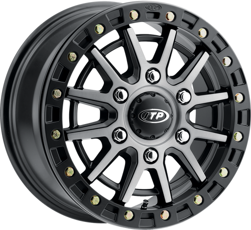 SD10 GREY / BLK RING 15X7 6/5.5 6+1