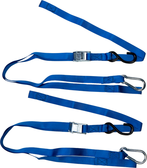 1" X 6' TIE-DOWN SOFT-TIE BLUE 2/PK