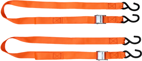 1.5" X 6' TIE-DOWN ORANGE 2/PK