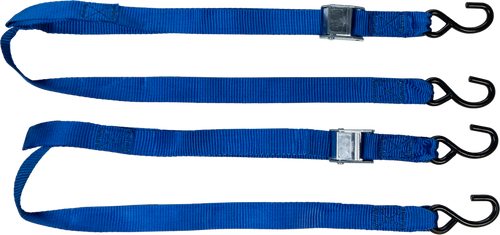 1.5" X 6' TIE-DOWN BLUE 2/PK