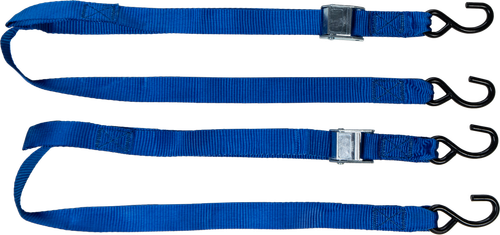 1.5" X 6' TIE-DOWN BLUE 2/PK