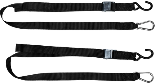 1.5" X 6' TIE-DOWN SOFT-TIE BLACK 2/PK