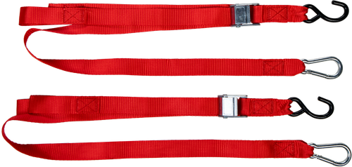 1.5" X 6' TIE-DOWN SOFT-TIE RED 2/PK