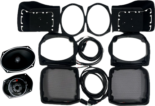 6"X9" CUT IN LID KIT W/ PH694 2014-2023 FLH/T BAGS