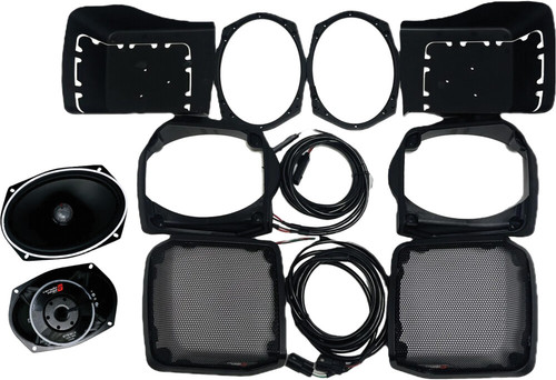 6"X9" CUT IN LID KIT W/ PH694 1998-2013 FLH/T BAGS