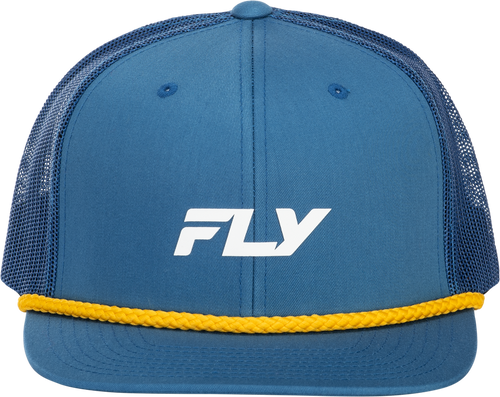 FLY TRUCKER HAT BLUE/YELLOW