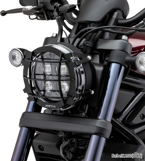 HEADLIGHT GUARD BLACK HON
