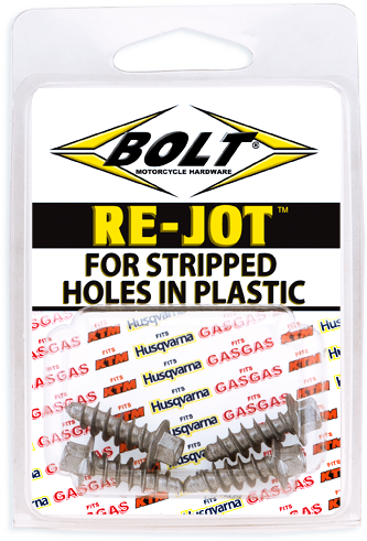 EURO RE-JOT  BODY PANEL SCREWS FOR STRIPPED HOLES IN PLASTICS