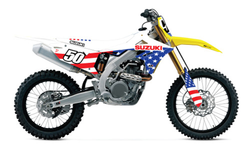 COMPLETE KIT USA SUZUKI RMZ250/450 WHT BG