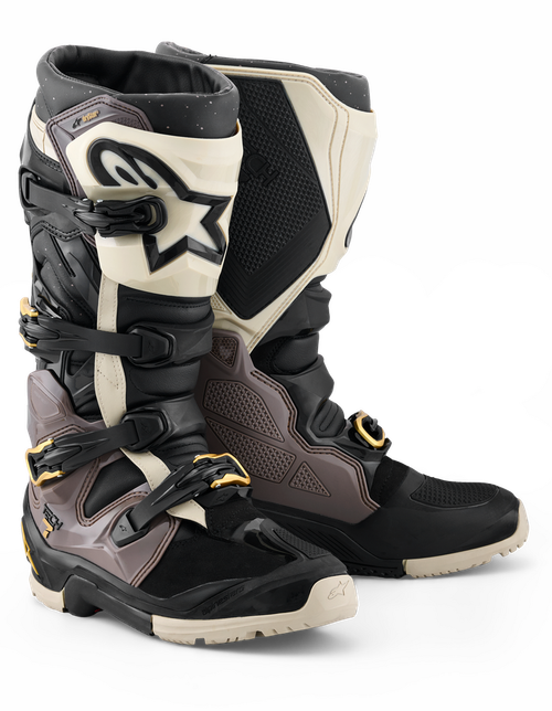 TECH 7 ENDURO DRYSTAR BLACK/DARK GRY/GOLD 12