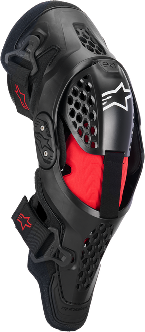 SX-1 PLASMA KNEE PROTECTOR BLK/RED/COOL GRY SM/MD