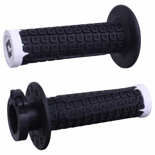 NOMAD LOCK-ON OFF-ROAD GRIP W/D30 BLACK/WHITE/SILVER