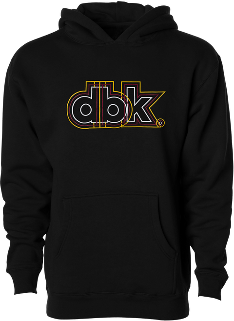 LINED UP YOUTH HOODIE BLACK YL