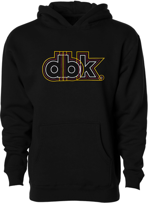 LINED UP YOUTH HOODIE BLACK YS