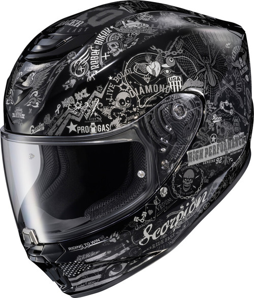 EXO-R330 FULL FACE HELMET SHAKE 2 BLACK 2X