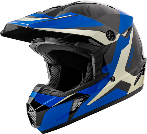 MX-46Y CYCLUS HELMET BLACK/BLUE YL