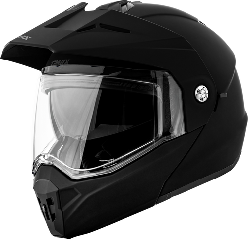 MD-74 SOLID HELMETS MATTE BLACK LG